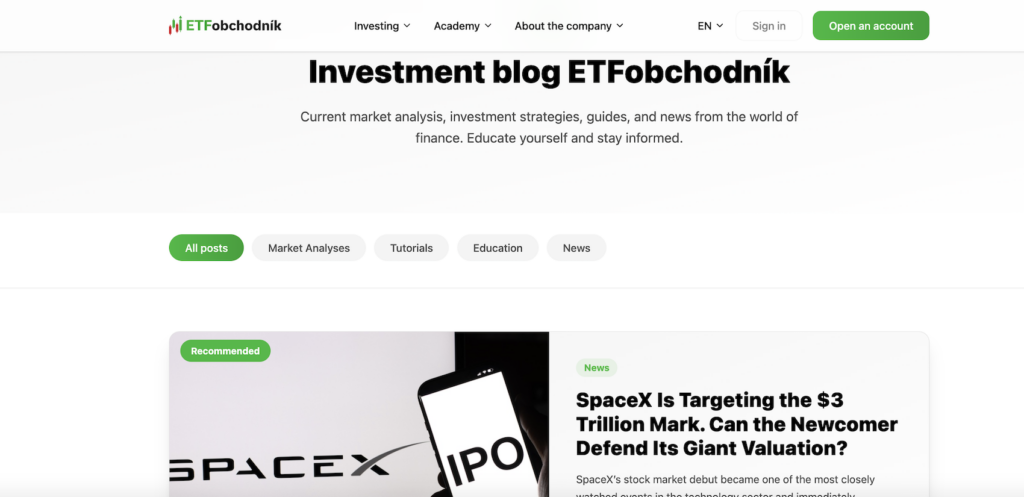 Invest blog anglicky – Tradersratings.com Investment blog